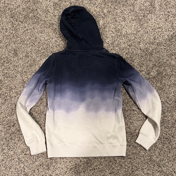 Hollister Blue and White Gradient Hoodie - Picture 3 of 3